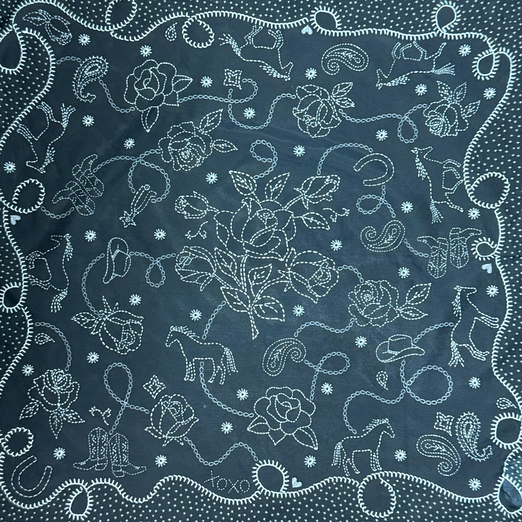 Wild Rag - BW CHAINSTITCH