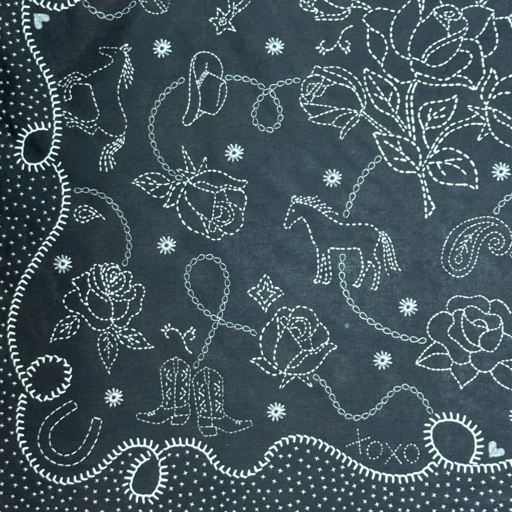 Wild Rag - BW CHAINSTITCH