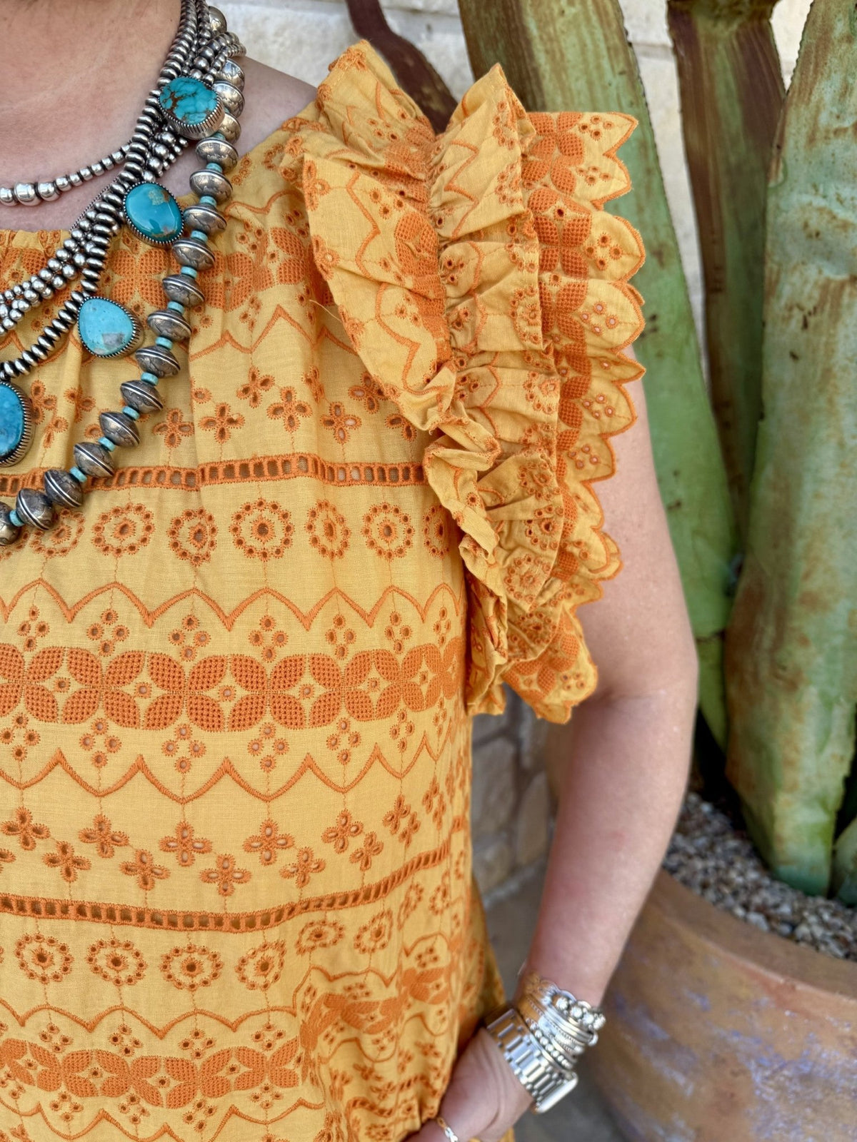 Women's Amber Embroidered Dress