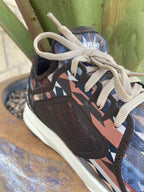 Women's Ariat Brown Tan Blue Peach Aztec-Inspired Tennis Shoe
