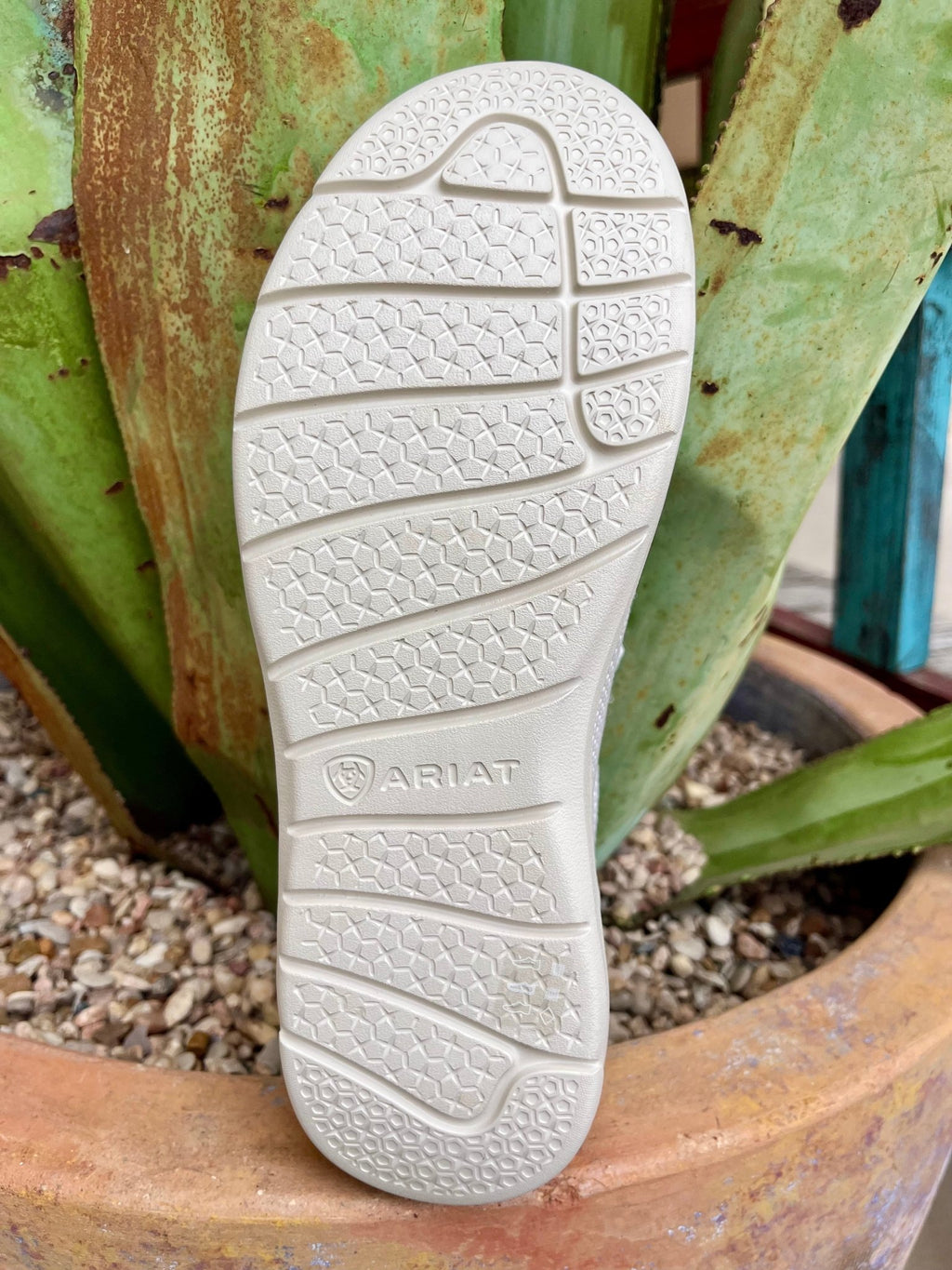 Women's Ariat Cream Mesh Hilo Casual Shoe