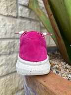 Women's Ariat Hilo Hot Pink Roughout Slip-On