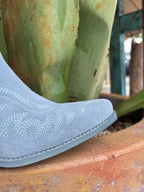 Women's Ariat Sky Blue Suede Western Bootie