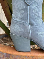 Women's Ariat Sky Blue Suede Western Bootie