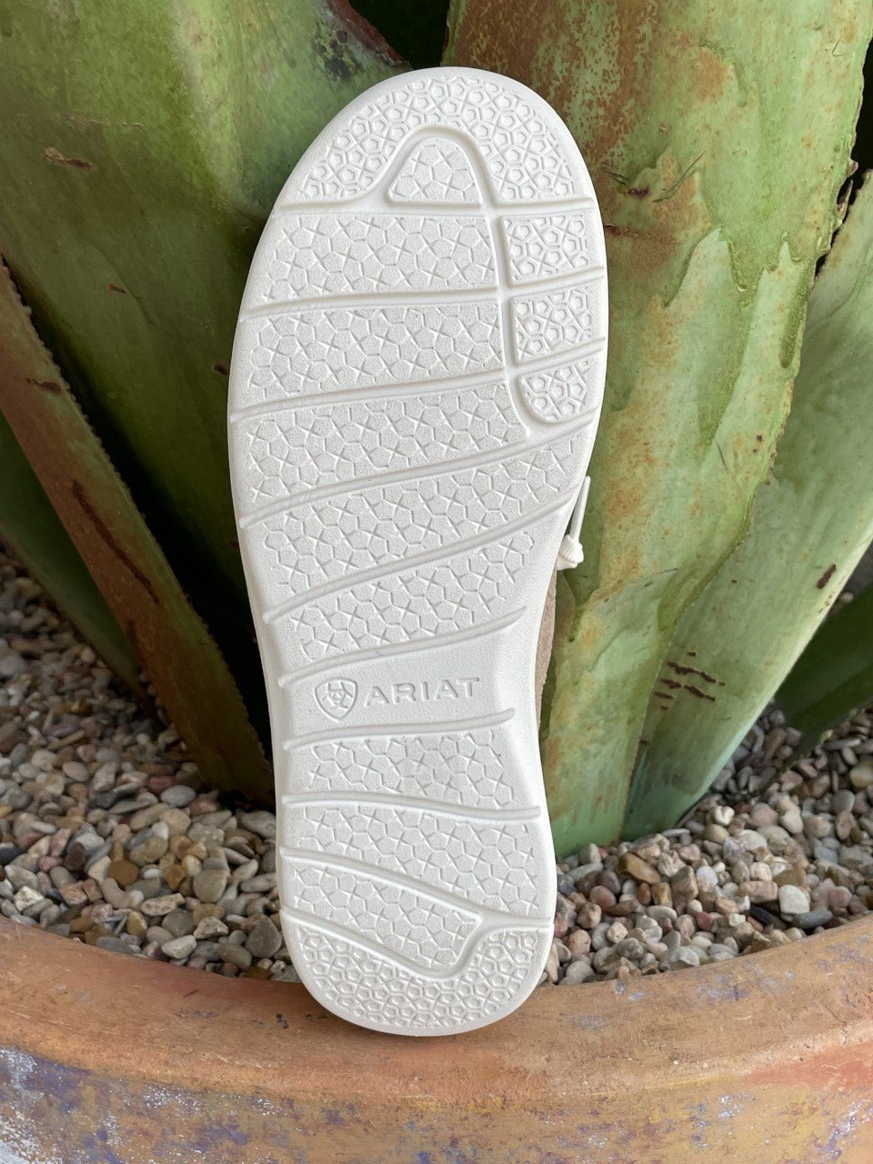 Women's Ariat Tan Tooled Suede Hilo Casual Shoe