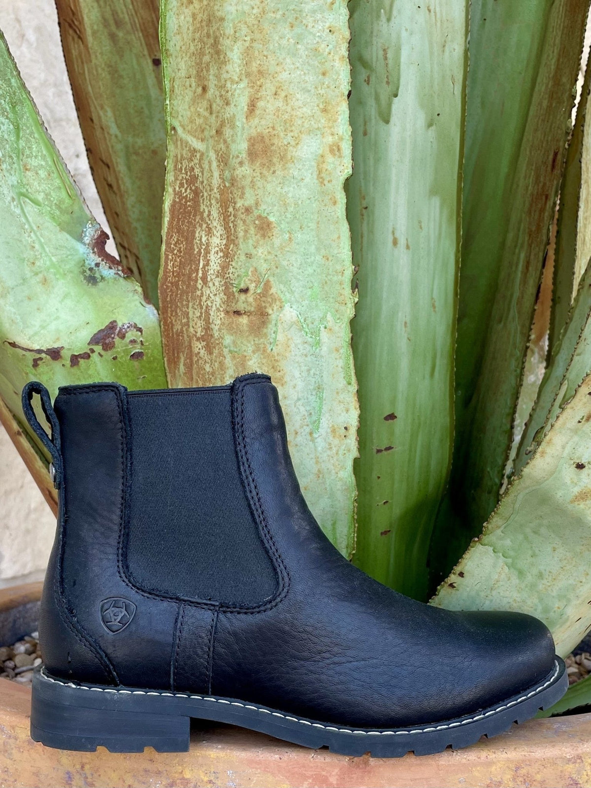 Women's Ariat Wexford Black Waterproof Slip-On Boot