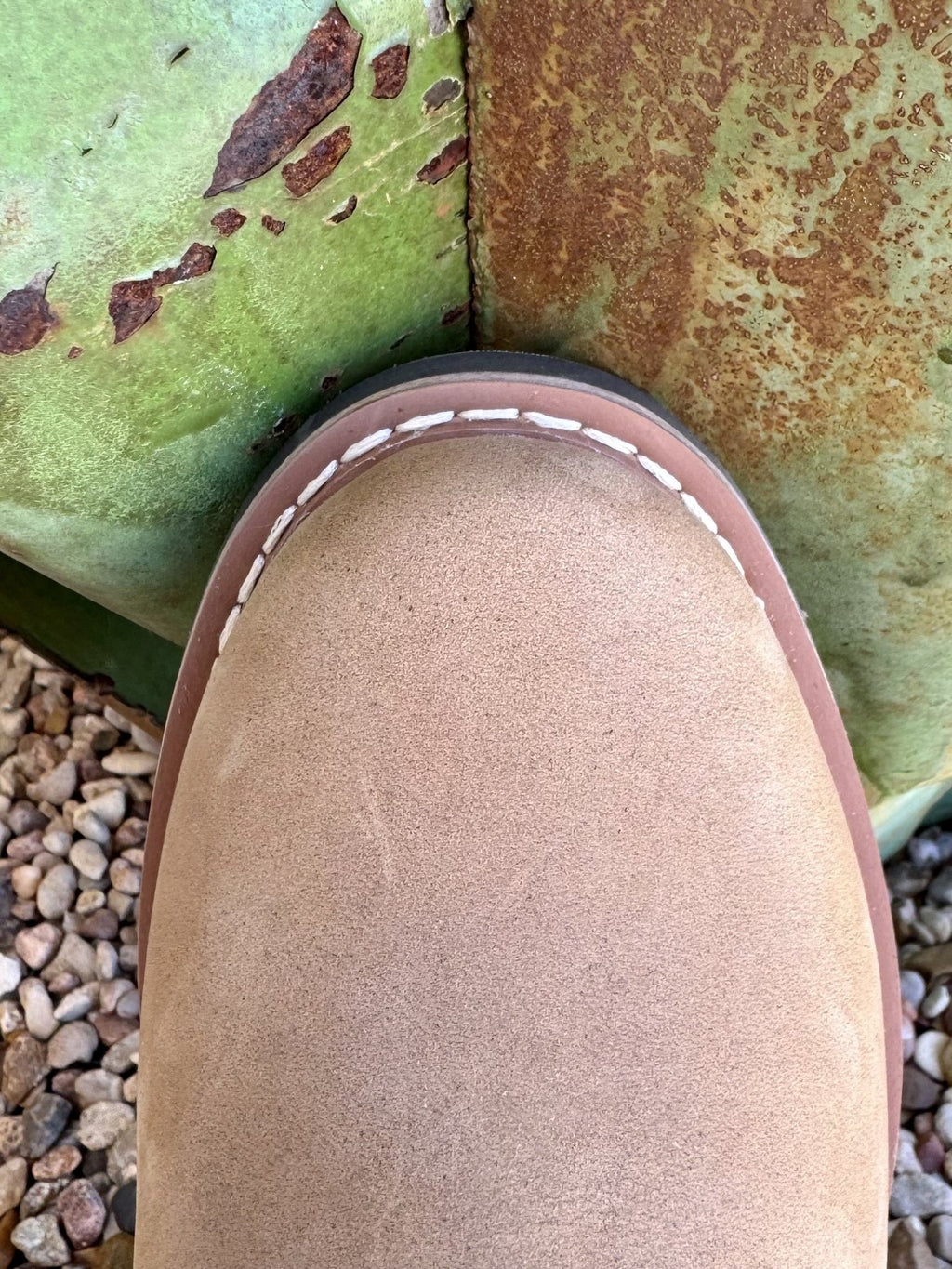 Women's Ariat Wexford Tan Suede Slip-On Bootie