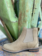 Women's Ariat Wexford Tan Suede Slip-On Bootie