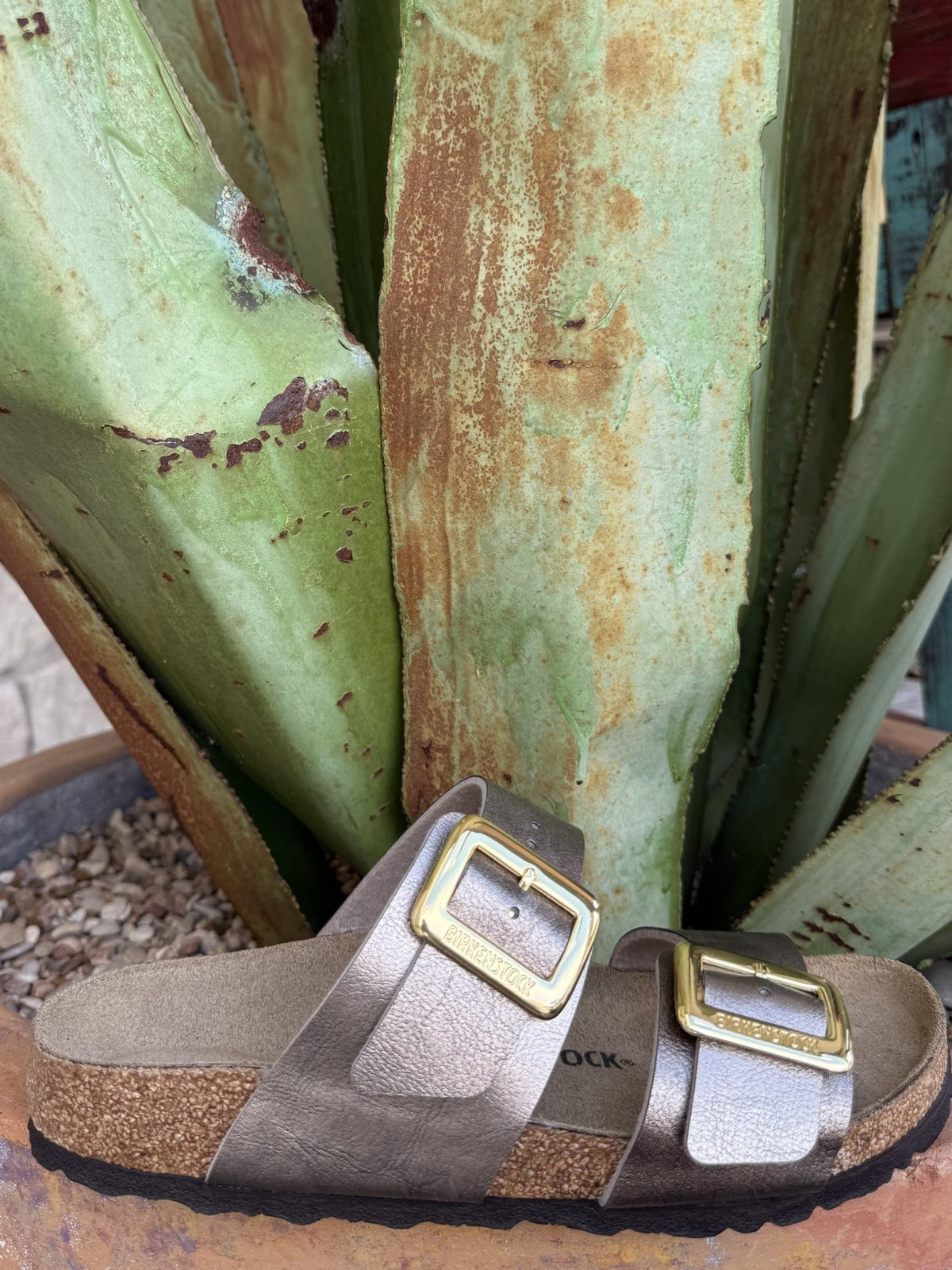 Women's Shimmer Taupe soft nubuck Sydney sandal — Blair's Western Wear Marble Falls TX