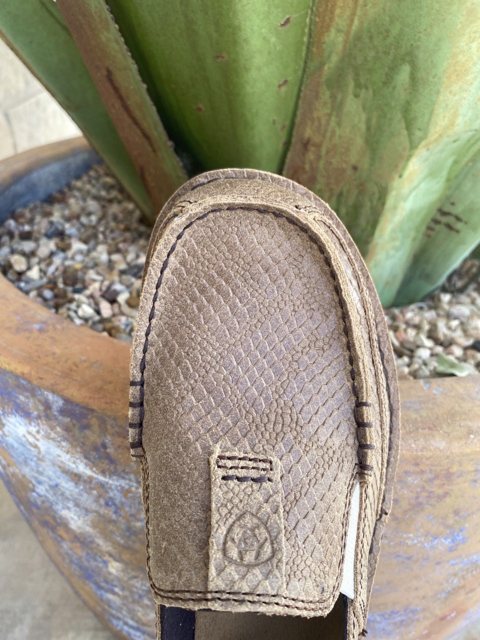 Women's Brown Snake-Print Cruiser Slip-On