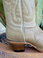Women's Corral Bone Natural Tall Embroidered Western Boots