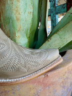 Women's Corral Bone Natural Tall Embroidered Western Boots