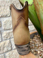 Women's Corral Distressed Tan Zip Bootie