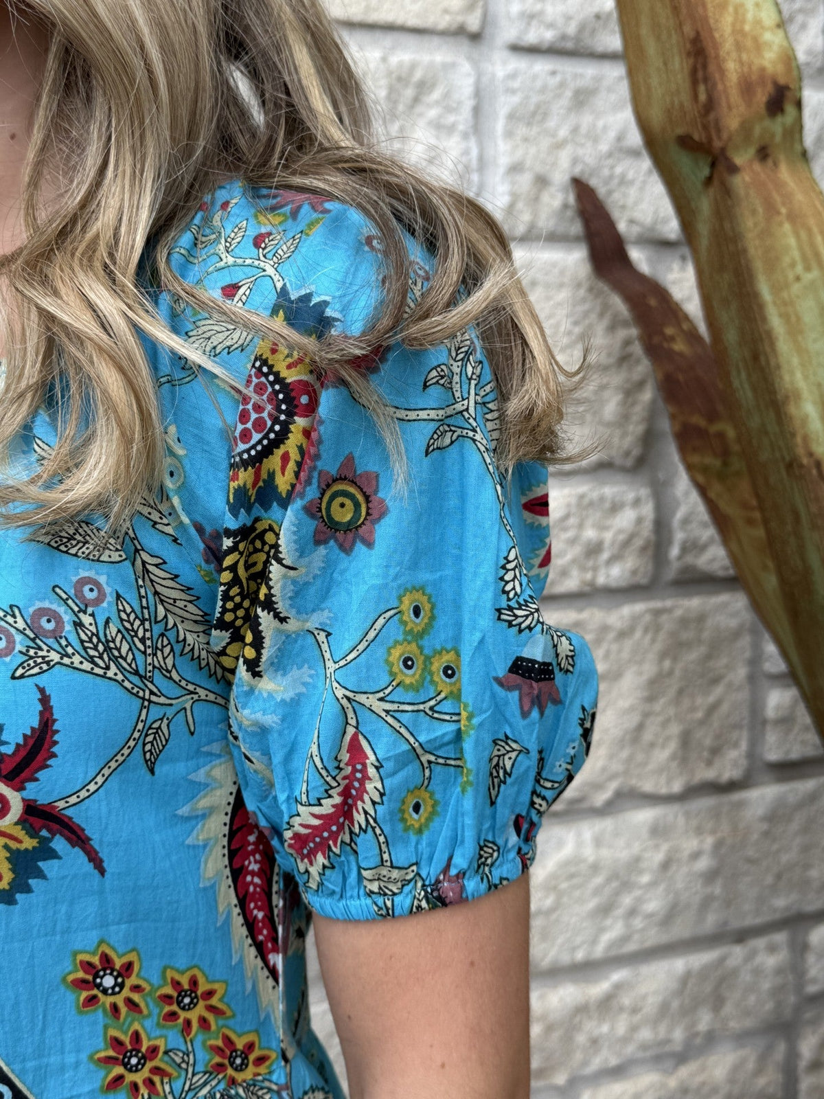 Women's Multicolor Tiered Floral Dress
