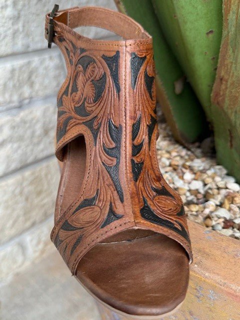 Roper Open Toe Sandal (9219462728) - BLAIR'S Western Wear located in Marble Falls Tx.