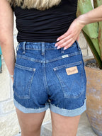 Women's Wrangler High Rise Raw Hem Cutoff Denim Shorts