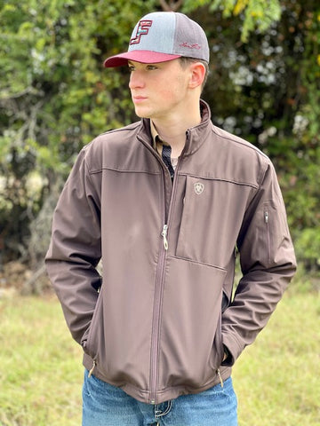Men's Jacket - 10023330 - Ariat Brown Wind and Water Resistant Lightweight - Blair's Western Wear - Marble Falls, TX
