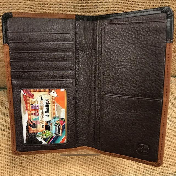 Men's Checkbook Wallet - E80214