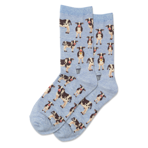 Ladies Novelty Cow Socks - HSW10122 - Blair's Western Wear Marble Falls, TX