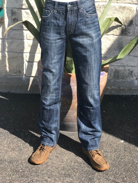 Rock and roll men's jean. Front view
