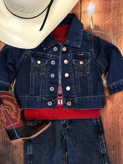 Kid's Wrangler Denim Jacket - PQK126D