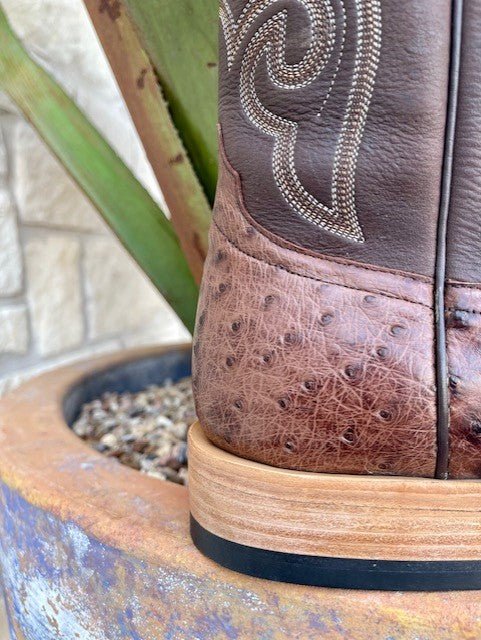 Men's Horse Power Ostrich Skin Western Boots - HP8001 - Blair's Western Wear Marble Falls, TX