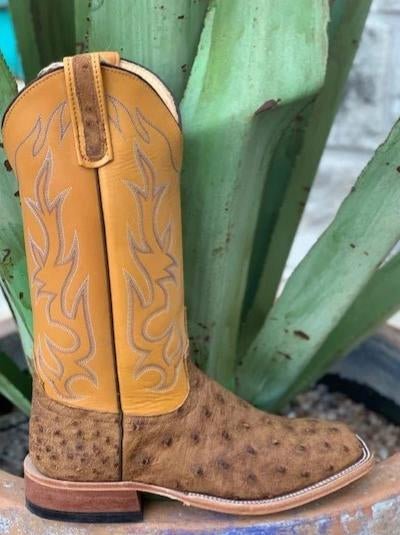 Anderson Bean Men's Full Quill Ostrich Boots - 323820
