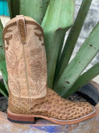 Men's Anderson Bean Full Quill Ostrich Western Boots - 9867A