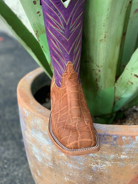 Anderson Bean Men's Brick Oiled Elephant Western Boot