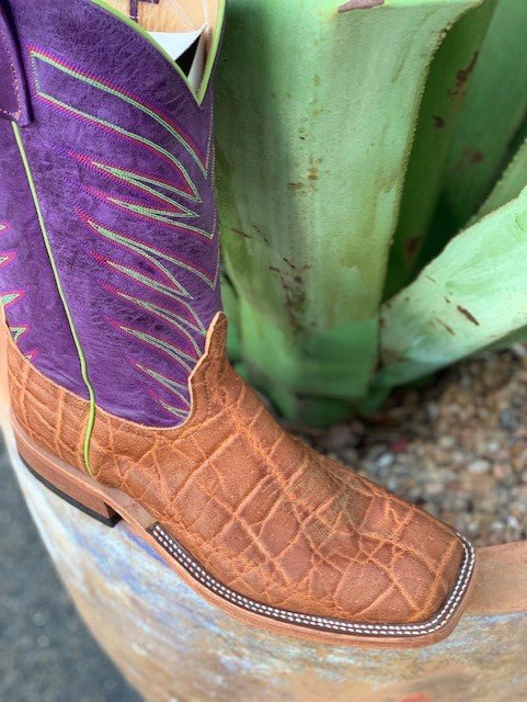 Anderson Bean Men's Brick Oiled Elephant Western Boot