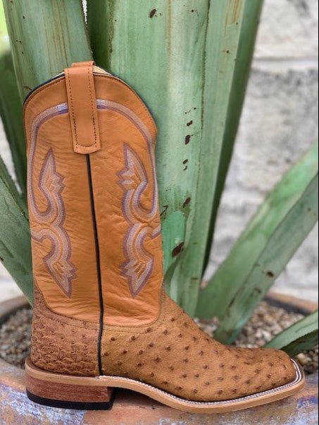 Anderson Bean Men's Full Quill Ostrich Sagebrush Western Boot