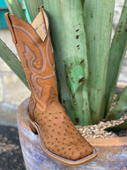 Anderson Bean Men's Full Quill Ostrich Sagebrush Western Boot
