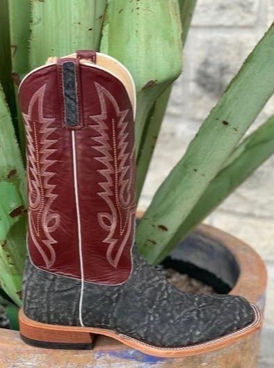Men's Anderson Bean Square Toe Western Elephant Boot - 322023