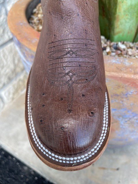 Men's Anderson Bean Ostrich Dress Boot - 333361 - Blair's Western Wear Marble Falls, TX