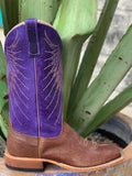 Men's Anderson Bean Western Warthog Boot with purple top - 323823