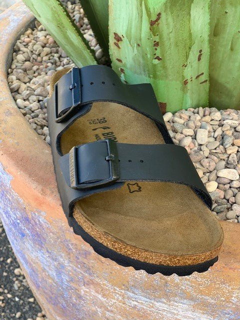 Birkenstock Women's Arizona Black Birko-Flor Sandal