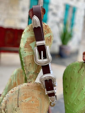 Ladies, Double Buckle Western Belt