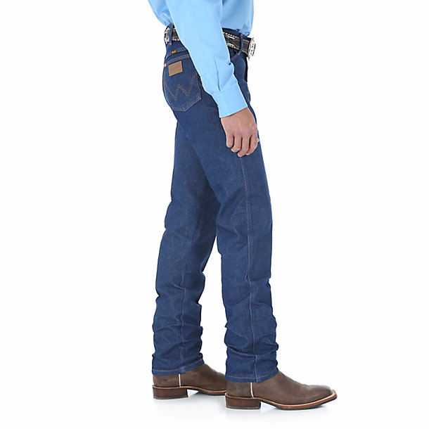 Wrangler Men's Cowboy Cut Blue Jean Western side picture