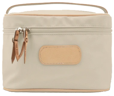 Tan Canvas Jon Hart Make Up Bag - Blair's Western Wear Marble Falls, TX