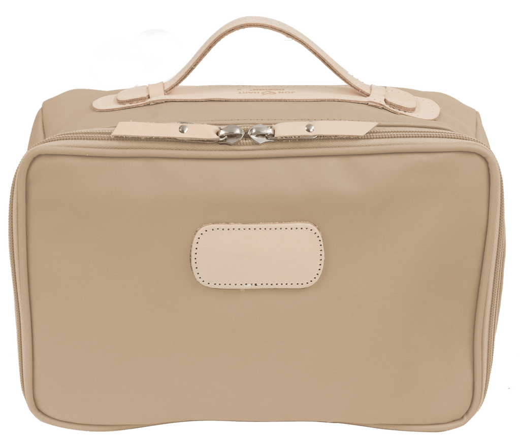Tan  Jon Hart Canvas Large Travel Kit - Blair's Western Wear Marble Falls, TX