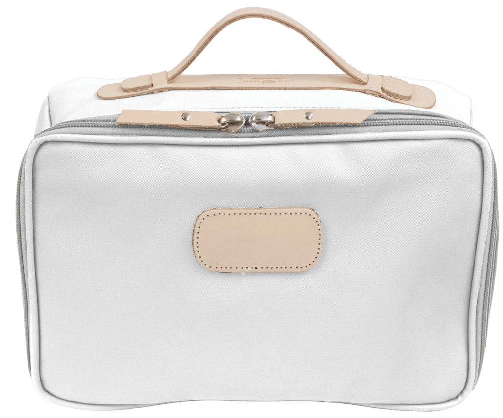 White  Jon Hart Canvas Large Travel Kit - Blair's Western Wear Marble Falls, TX