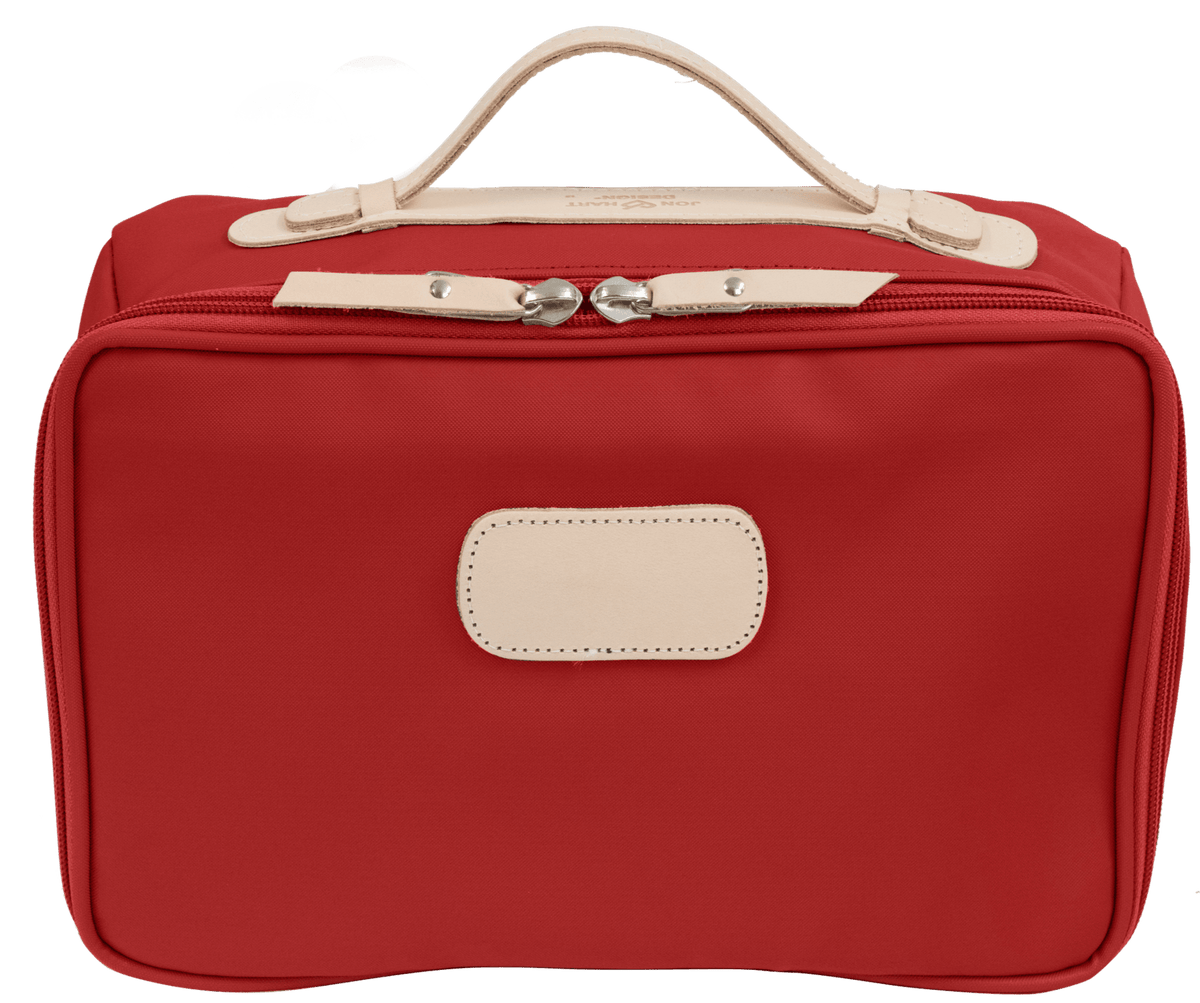 Red  Jon Hart Canvas Large Travel Kit - Blair's Western Wear Marble Falls, TX