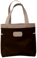 Espressso Canvas Jon Hart Left Bank Tote - Blair's Western Wear Marble Falls, TX