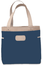 French Blue Canvas Jon Hart Left Bank Tote - Blair's Western Wear Marble Falls, TX