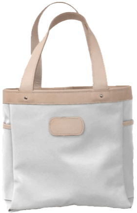 White Jon Hart Canvas Left Bank Tote - Blair's Western Wear Marble Falls, TX