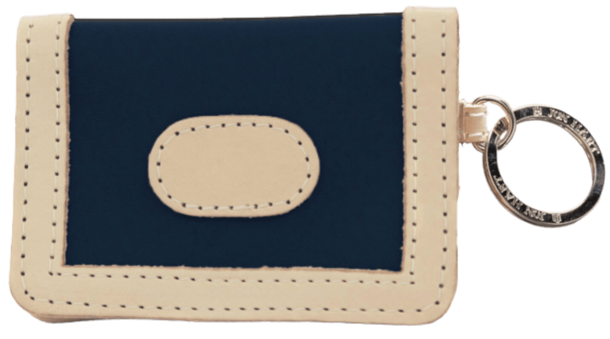 Navy  Canvas Jon Hart ID Wallet - Blair's Western Wear Marble Falls, TX