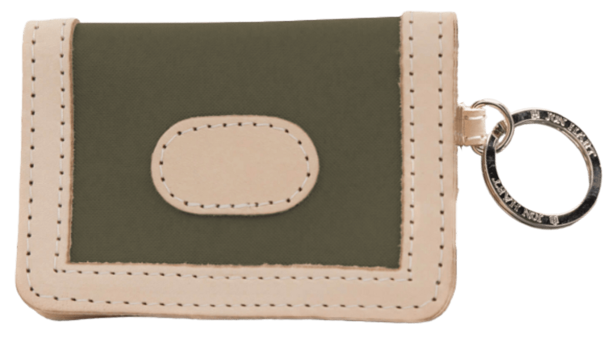 Moss Canvas Jon Hart ID Wallet - Blair's Western Wear Marble Falls, TX