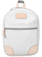 White Jon Hart Canvas Large Backpack - Blair's Western Wear Marble Falls, TX