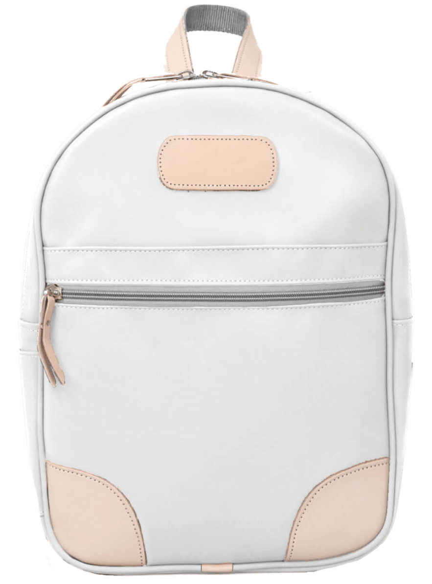 White Jon Hart Canvas Large Backpack - Blair's Western Wear Marble Falls, TX