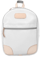 White Medium Canvas Jon Hart Backpack - Blair's Western Wear Marble Falls, TX